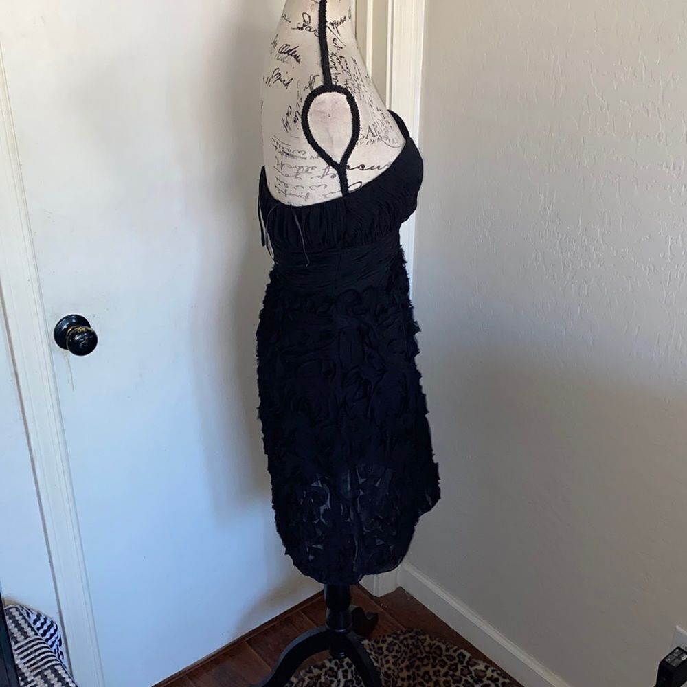 JS Collections Black Strapless Detailed Dress NWT - image 2